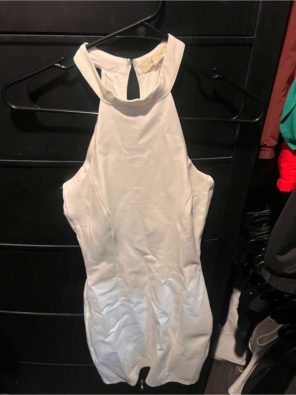 Just Me White Halter Neck Camisole